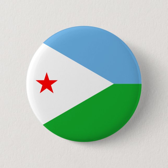 djibouti 6 cm round badge (Front)