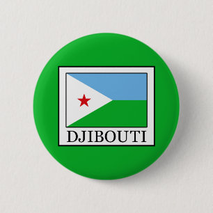 Djibouti 6 Cm Round Badge