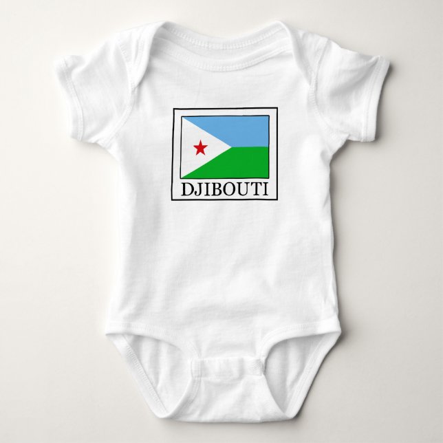 Djibouti Baby Bodysuit (Front)