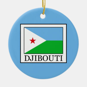 Djibouti Ceramic Ornament