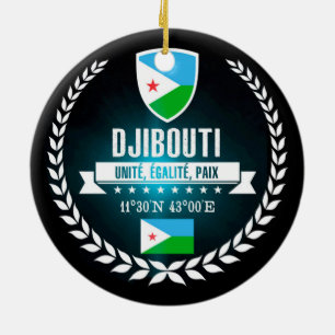 Djibouti Ceramic Tree Decoration