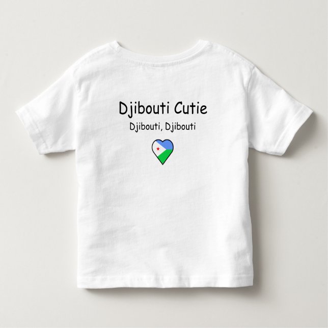 Djibouti Cutie Toddler T-Shirt (Back)