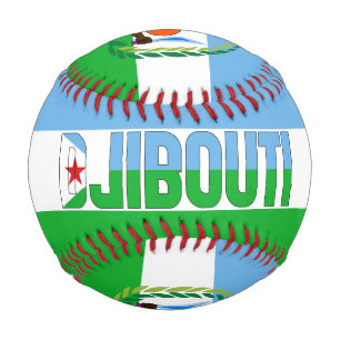 Djibouti Flag and Coat of Arms Patriotic Baseball