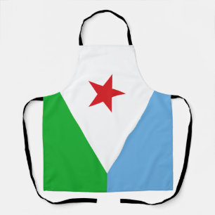 Djibouti Flag Apron