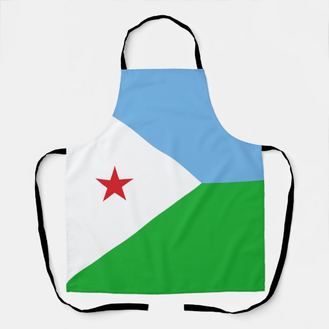 Djibouti flag apron (Front)