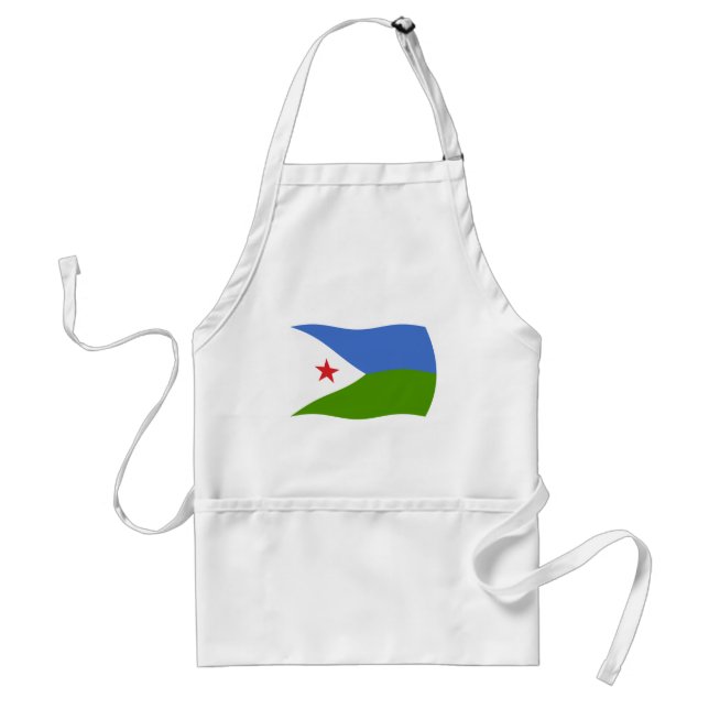 Djibouti Flag Apron (Front)