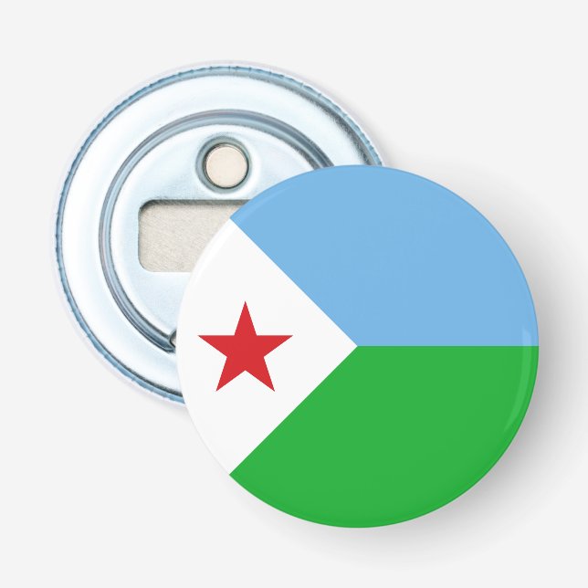 Djibouti Flag Bottle Opener (Front)