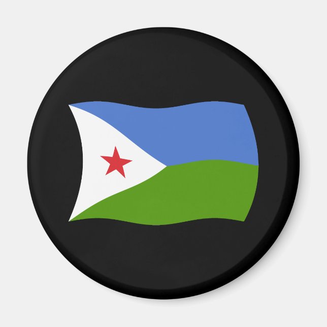 Djibouti Flag Magnet (Front)