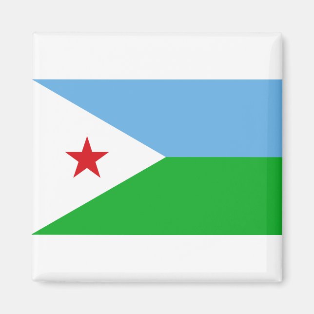 Djibouti Flag Magnet (Front)
