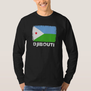 Djibouti Flag  Support Djiboutian People Women Men T-Shirt