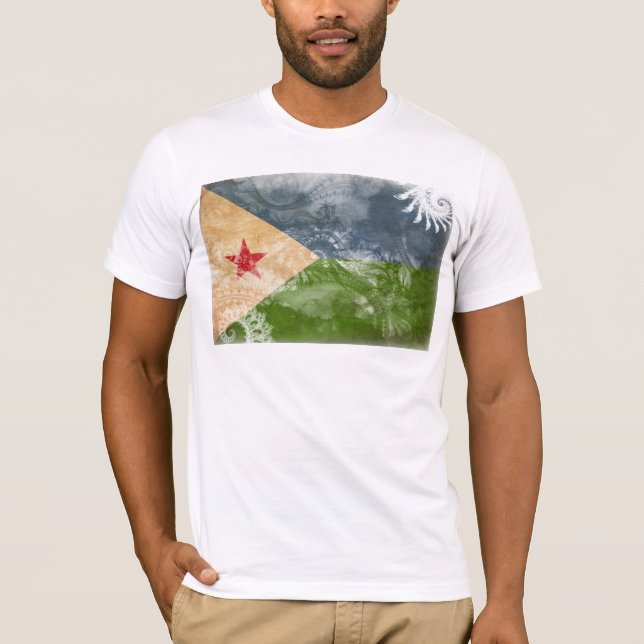 Djibouti Flag T-Shirt (Front)