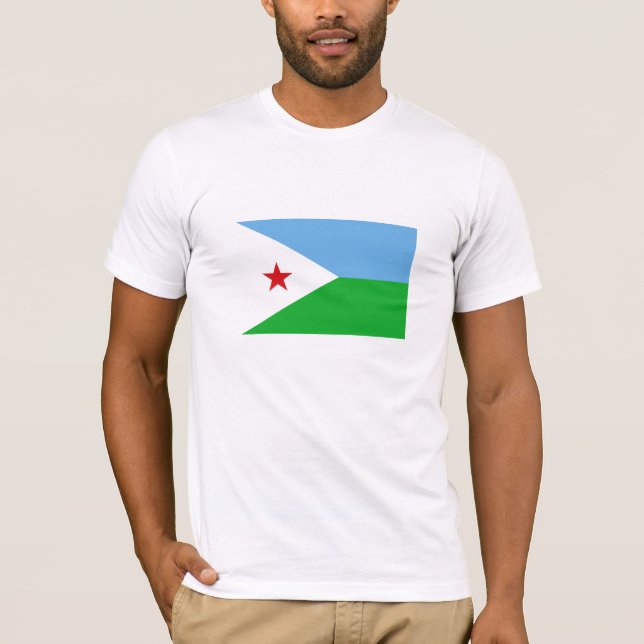 Djibouti Flag T-Shirt (Front)