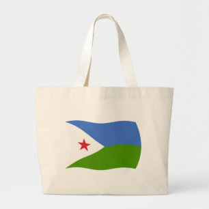 Djibouti Flag Tote Bag