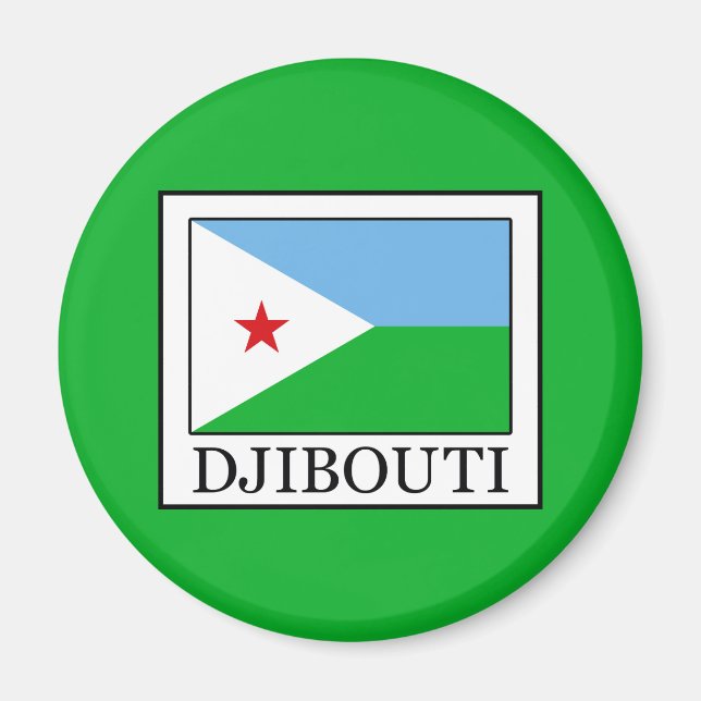 Djibouti Magnet (Front)