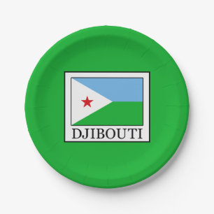 Djibouti Paper Plate