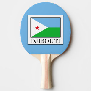 Djibouti Ping Pong Paddle