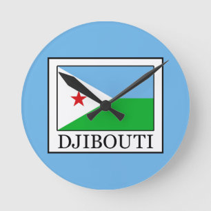 Djibouti Round Clock