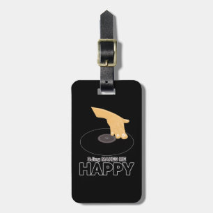 DJing Makes Me Happy Luggage Tag
