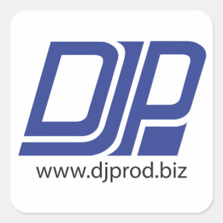 DJP Logo Stickers (Square)