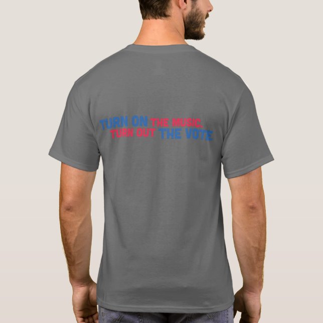 DJs at the Polls T-shirt (Back)