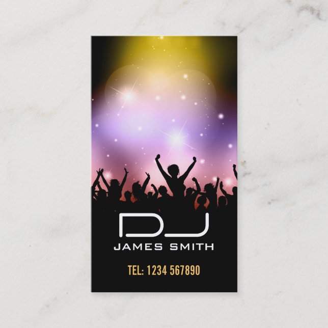 DJ's Business Card (Front)