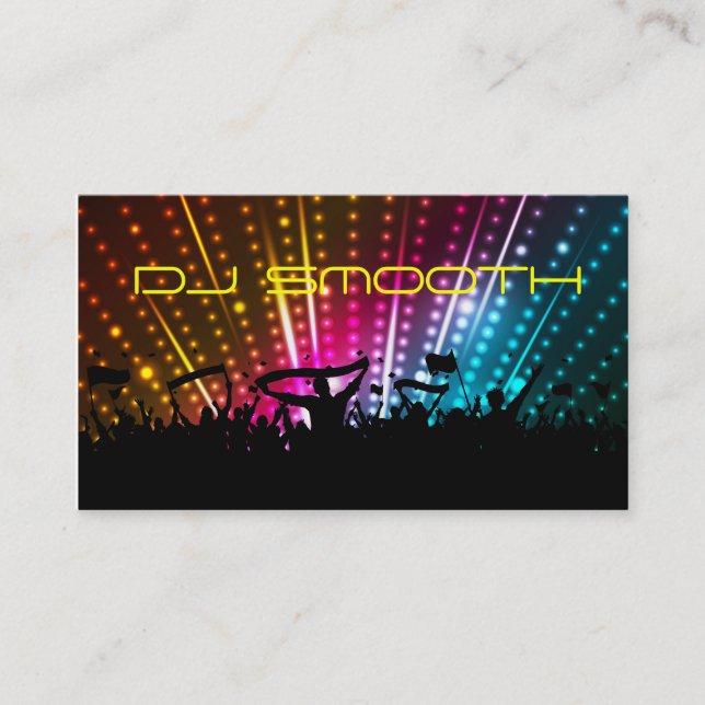 DJ's Business Card (Front)