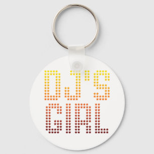 DJs Girl Key Ring