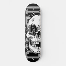 DK92 Skull - Skateboard