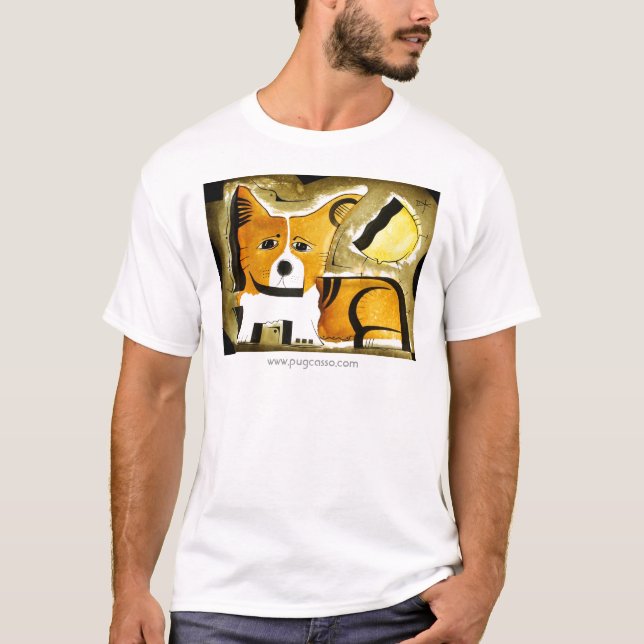 dk_2005aug8f, www.pugcasso.com T-Shirt (Front)