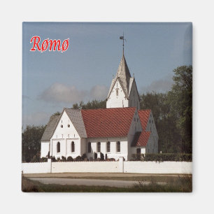 DK Denmark Frisian Islands Romo Saint Clemen Kirke Magnet