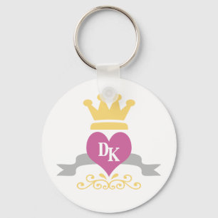 DK Heart Logo Key Ring