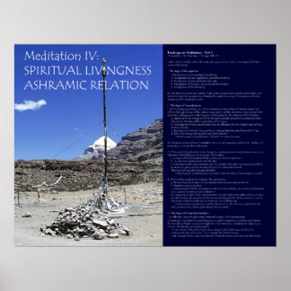 DK Meditation Series: Meditation IV Poster