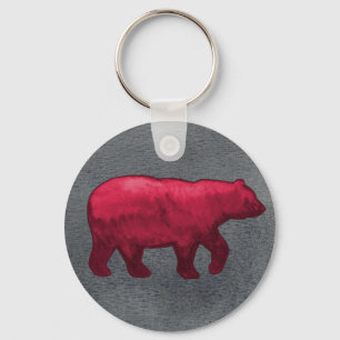 DK Red Bear Keychain