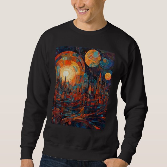 DKH138 Sci fi Graphic  One for the Journey Sweatshirt (Front)