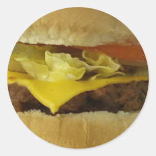 DL000024 CLASSIC ROUND STICKER