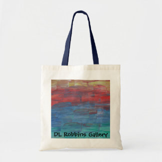 DL Robbins Gallery Tote Sunset over Lake Bag
