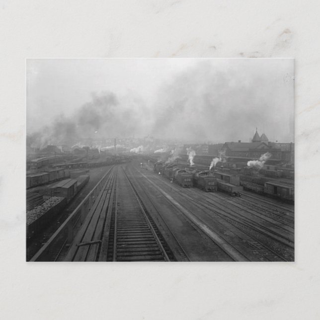 DL & W RR Scranton Pa. Postcard (Front)