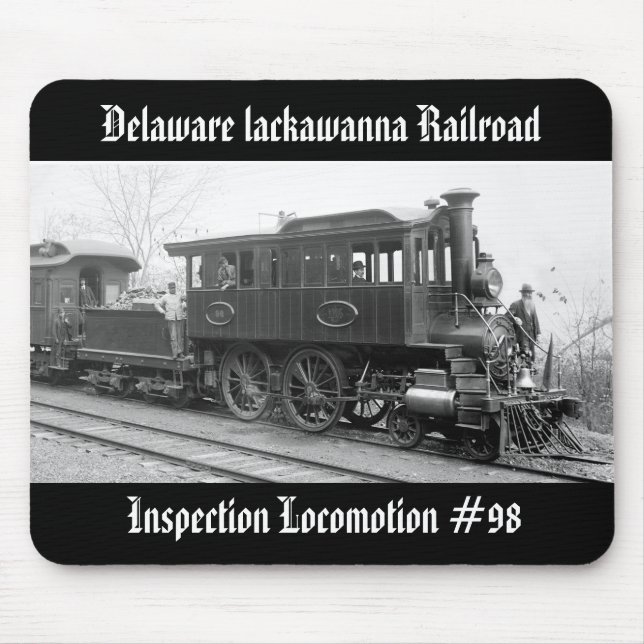 DL+ W Steam Inspection Locomotive Mouse Pad (Front)