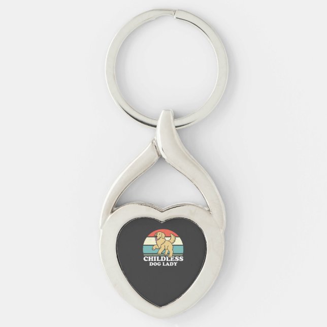 dless Dog Lady Key Ring (Front)
