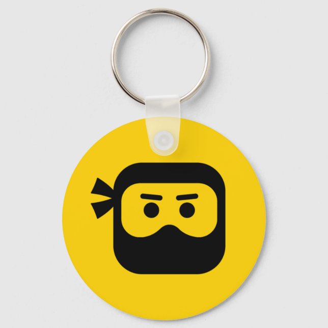 DLive Ninja Logo Keychain (Front)