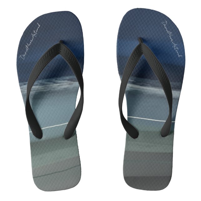DM-2023-NFT-00266-Scape 'Tenby Beach' Flip Flops (Footbed)