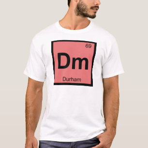 Dm - Durham North Carolina Chemistry City Symbol T-Shirt