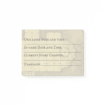 DM Graphic Post-it Organiser; Date, Time, Campaign