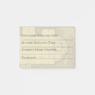 DM Graphic Post-it Organiser; Date, Time, Campaign Post-it Notes