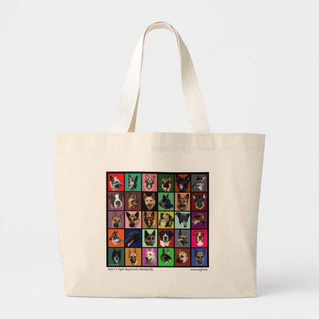DM Rainbow Souls Large Tote Bag (Front)