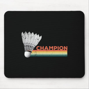 Dminton Player Champion Mouse Pad