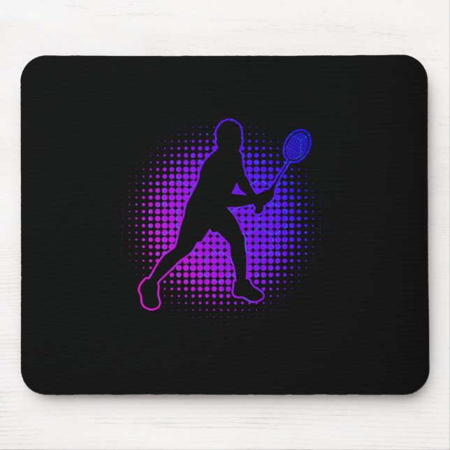 Dminton Player Dminton Women's Squash Shuttle  Mouse Pad (Front)