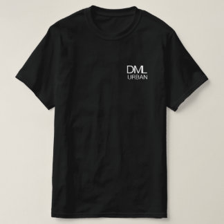 DML URBAN Simple Black T-Shirt