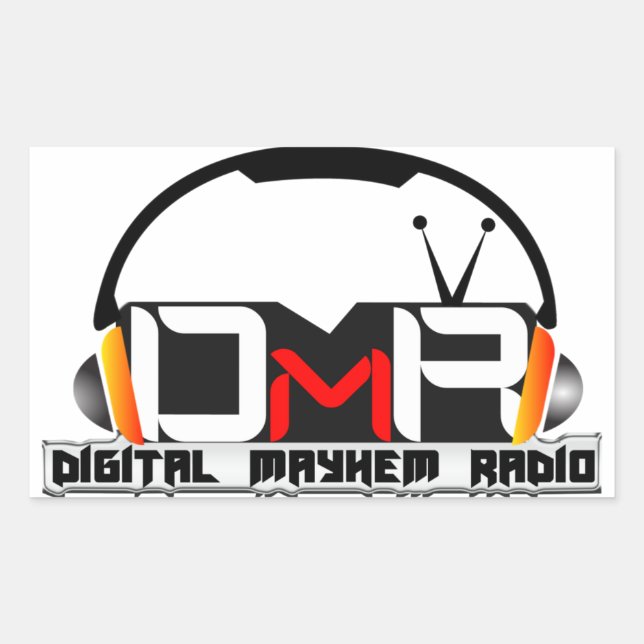 DMR Rectangle Sticker (Front)