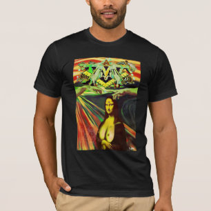 DMT SPIRITUAL GRAFFITI - REMIX OF FAMOUS PAINTING T-Shirt
